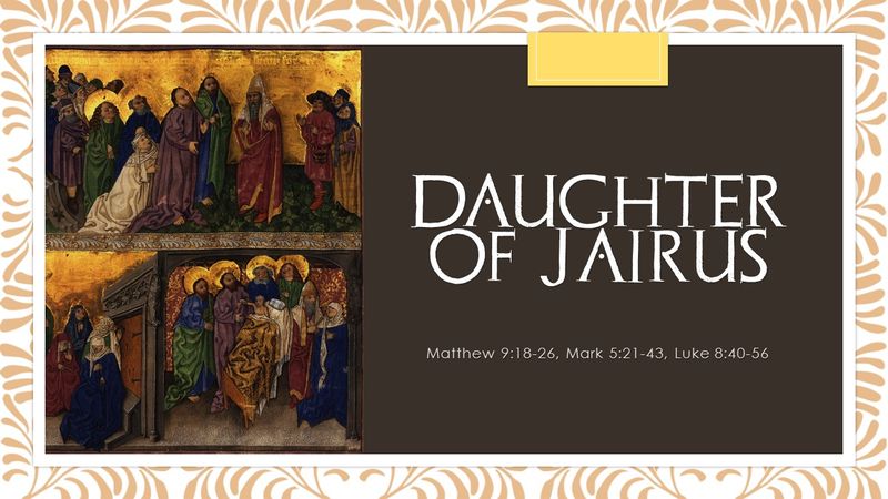 Daughter of Jairus